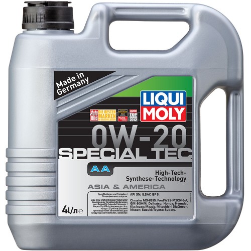 Моторное масло Liqui Moly Special Tec AA 0W-20 4л
