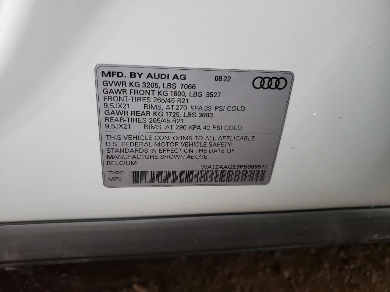 2023 AUDI E-TRON SPORTBACK PREMIUM PLUS