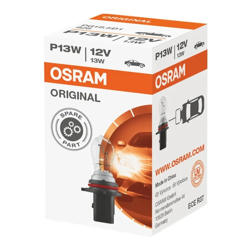 Лампа Osram Original P13W PG18.5d-1 13W прозрачная 828