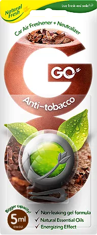 Ароматизатор NATURAL FRESH GO Gel Antitabacco 5 мл (532595)
