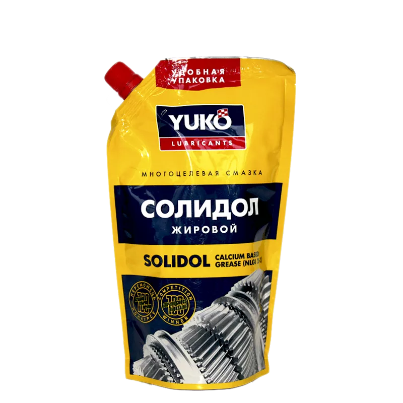 Мастило YUKOIL Солідол Жиров (дій-пак зі штуцером, 375г) Мастило YUKOIL Солідол Жиров (дій-пак зі штуцером, 375г)