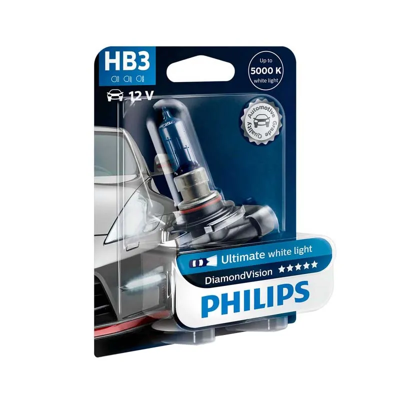 Лампа Philips DiamondVision HB3 P20d 65W синя 9005DVB1