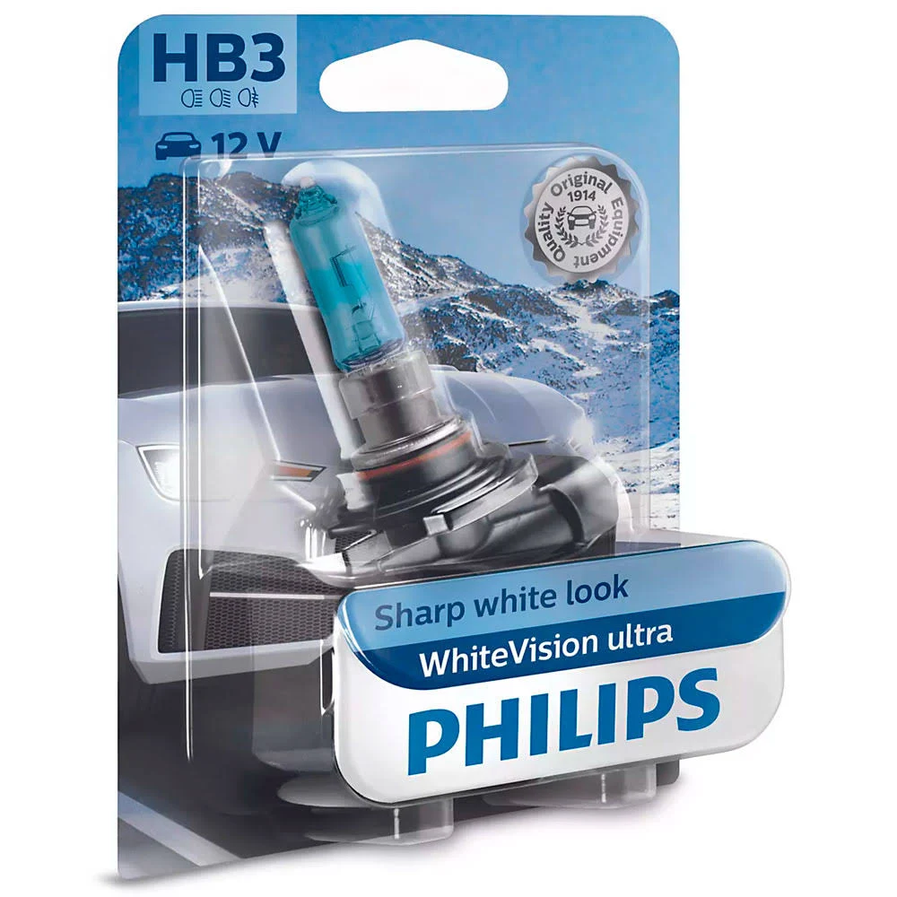 Лампа Philips WhiteVision Ultra HB3 12V 60W 9005WVUB1