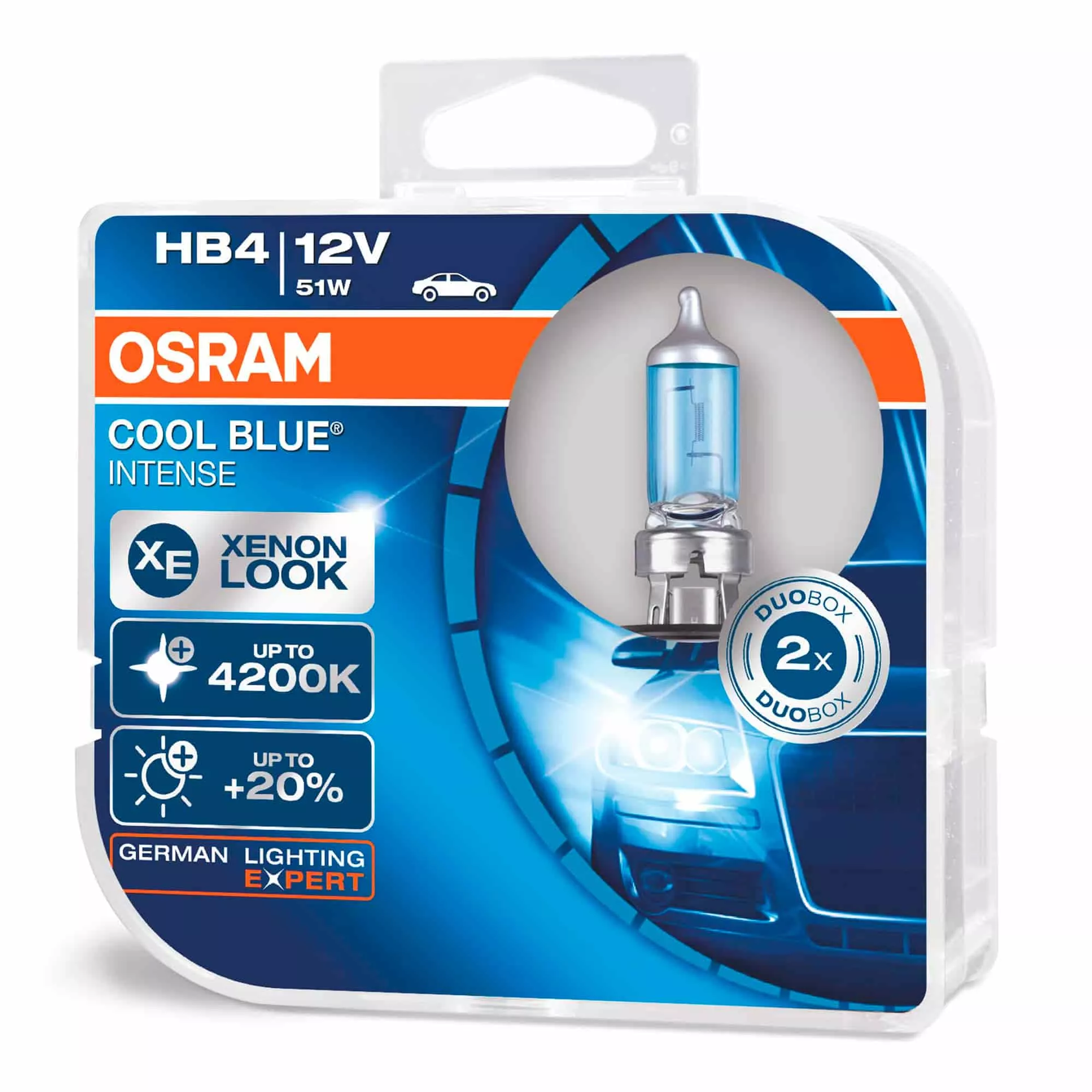 Лампа Osram Cool Blue Intense HB4 12V 51W 9006CBI-HCB