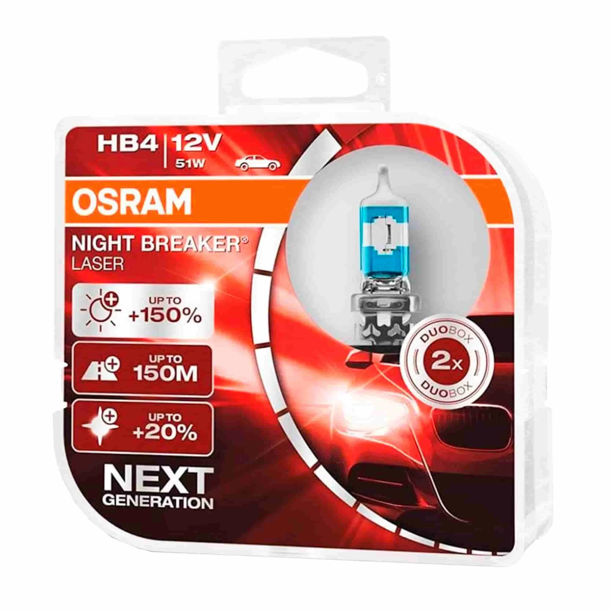 Лампа Osram Night Breaker Laser HB4 12V 51W 9006NL