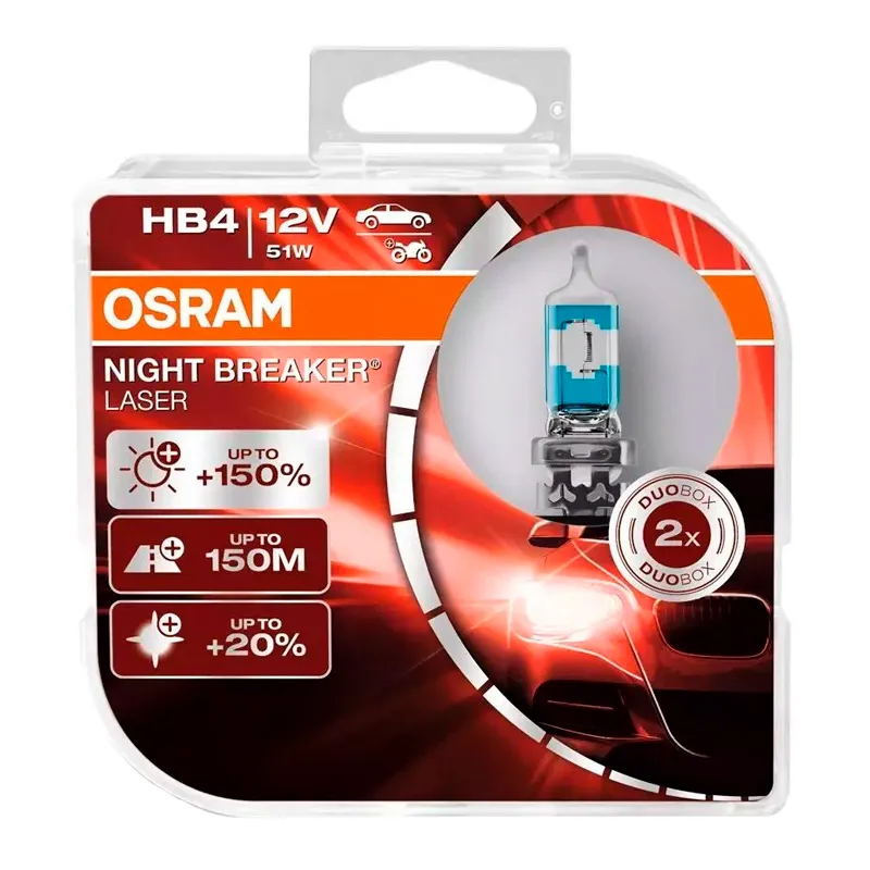Лампа Osram Night Breaker Laser HB4 12V 51W 9006NL