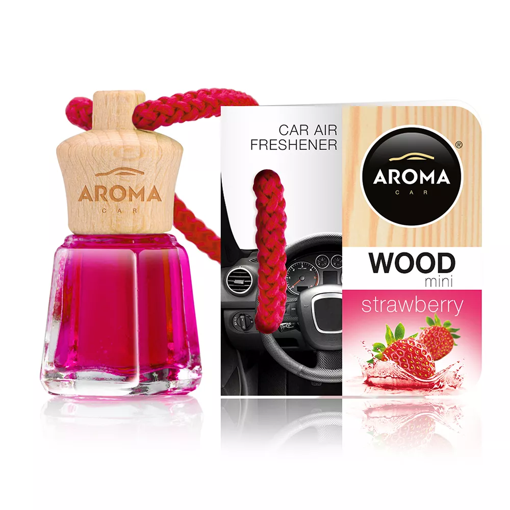 927085 Ароматизатор Aroma Car Wood Mini Mix Полуниця