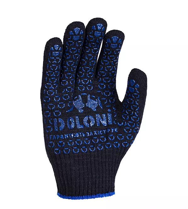 667 Рукавичка темно-синяя с логотипом "DOLONI" ПВХ