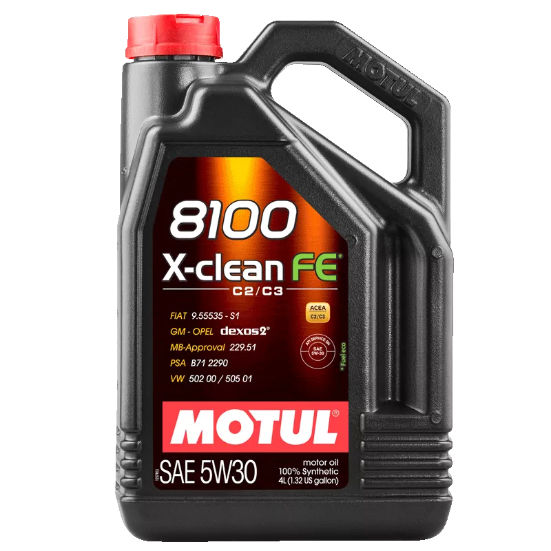Масло моторное MOTUL 8100 X-CLEAN FE SAE 5W-30 4л (814107) Масло моторное MOTUL 8100 X-CLEAN FE SAE 5W-30 4л (814107)