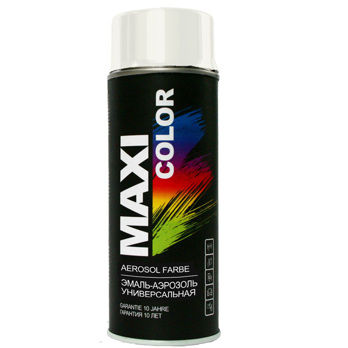 Эмаль MAXI COLOR аерозольная с эффектом хрома 400 мл (MX0010) Эмаль MAXI COLOR аерозольная с эффектом хрома 400 мл (MX0010)