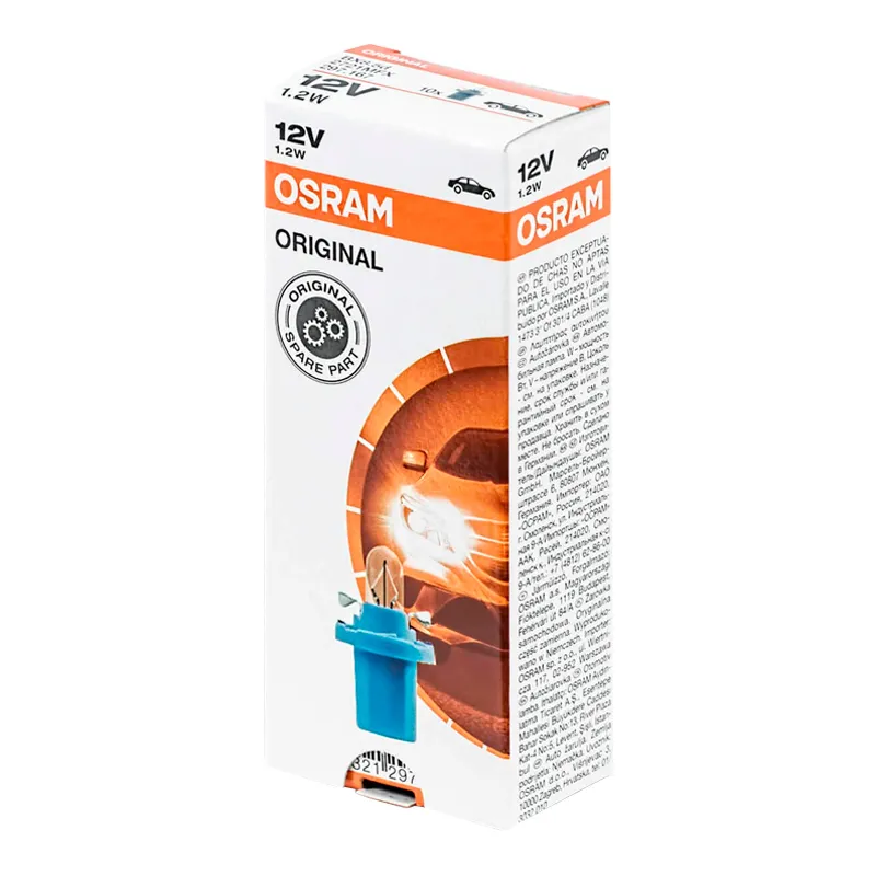 Лампа Osram Original BAX 12V 1.2W 2721MFX-UNV