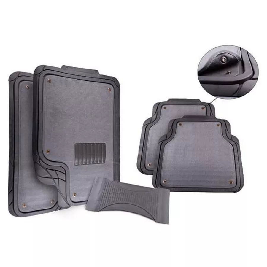 001451 Килимки гумові (сірі) 5 шт LA 119008GR