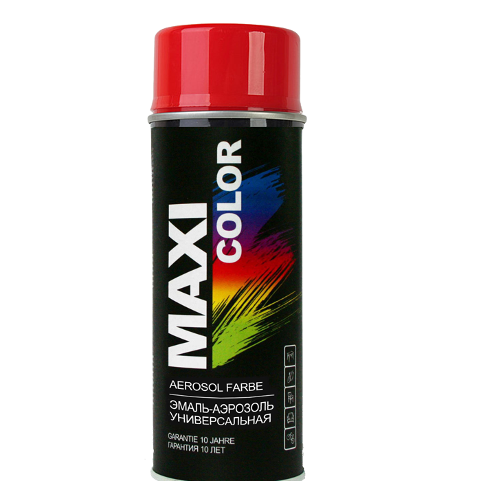 Эмаль MAXI COLOR аэрозольная декоративная карминий-красный 400 мл (MX3002)