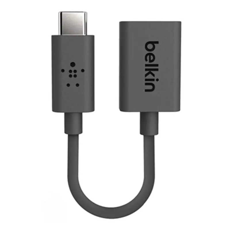 Адаптер Belkin USB-C к USB-AF 0.14м черный (F2CU036btBLK) Адаптер Belkin USB-C к USB-AF 0.14м черный (F2CU036btBLK)