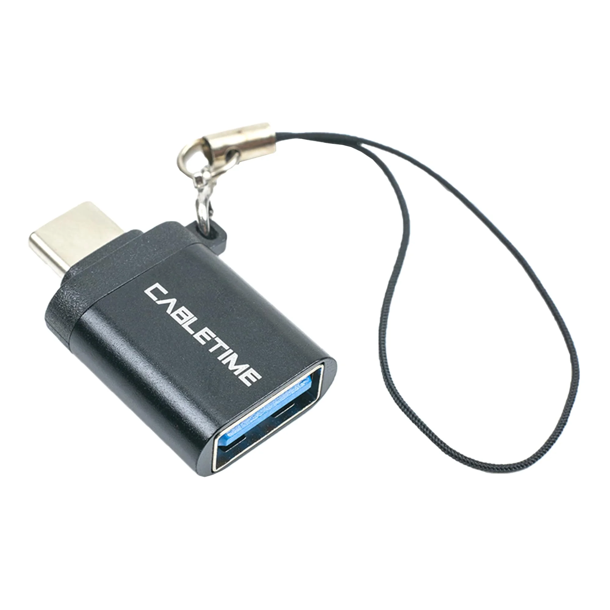 Адаптер Cabletime OTG USB 3.0 Type-C (M) USB Type-A (F) (CA913688)