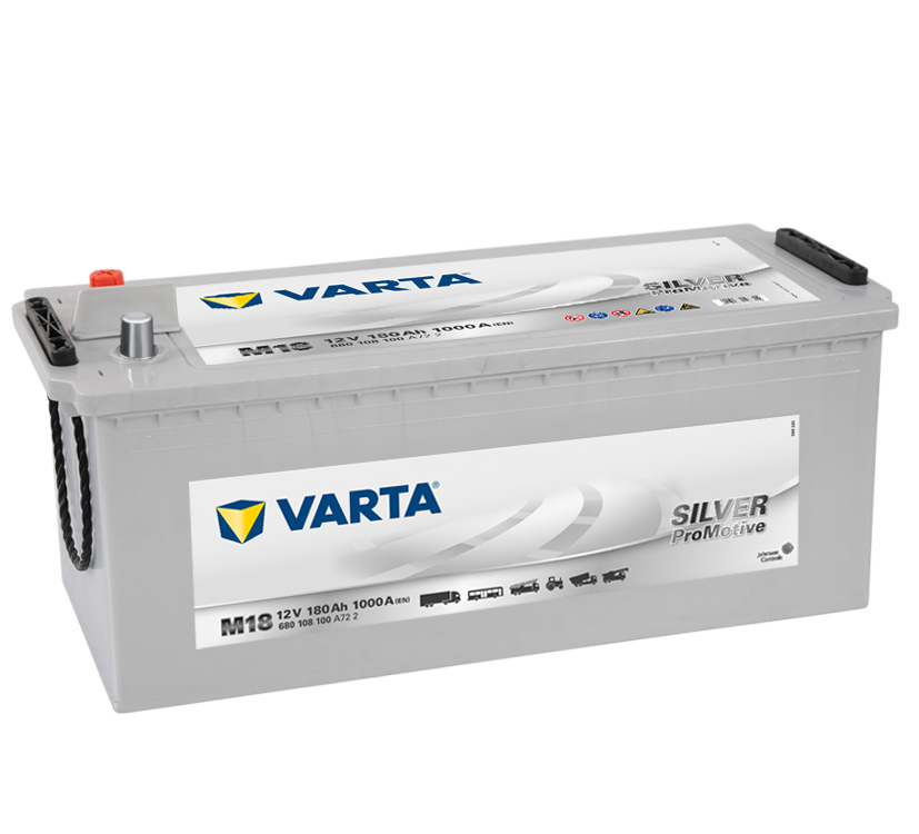 Грузовой аккумулятор Varta Promotive Super Heavy Duty M18 6CT-180Ah Аз (680 108 100)