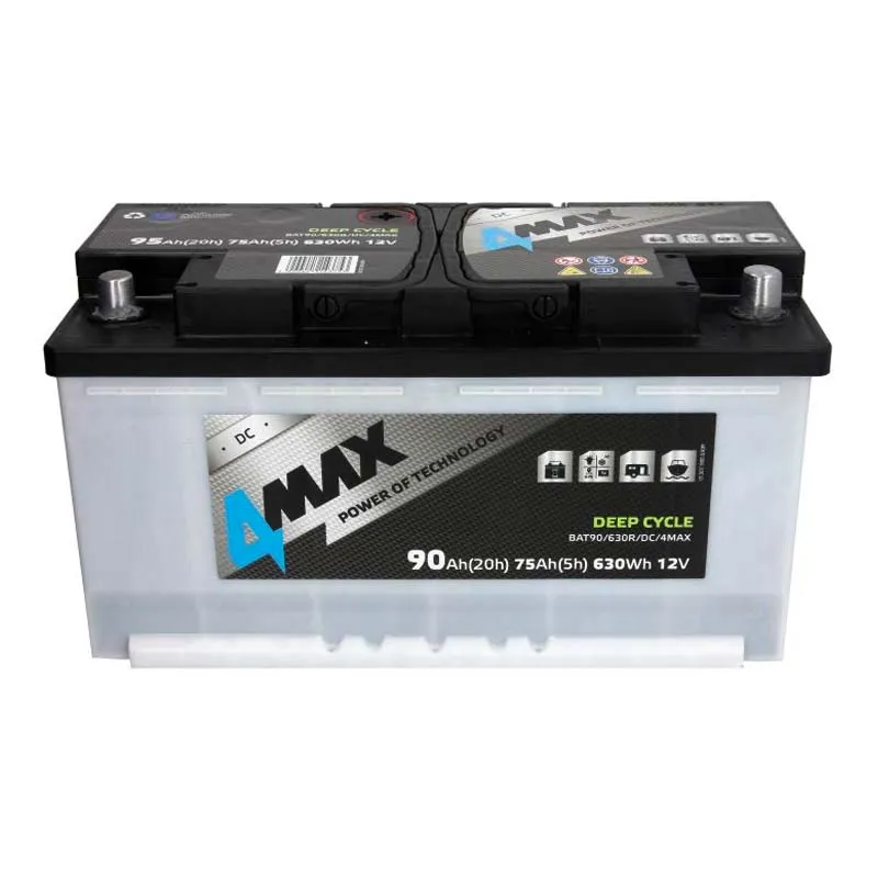 Автомобільний акумулятор 4MAX 6СТ- 90Ah АзЕ (BAT90/630R/DC)