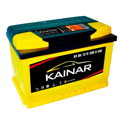 Аккумулятор 65Ah-12v KAINAR Standart+ (278х175х190), R,EN600