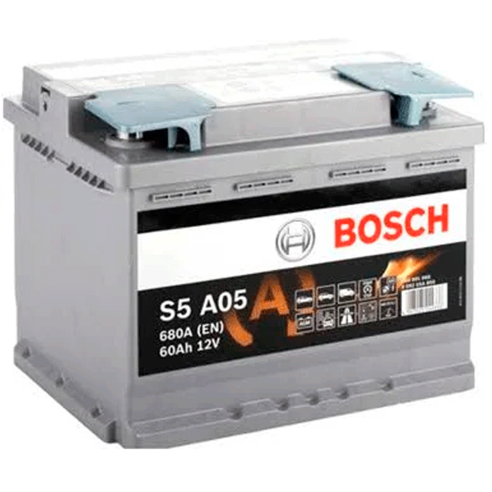 Аккумулятор Bosch AGM 6CT-60Ah (-/+) (0092S5A050)