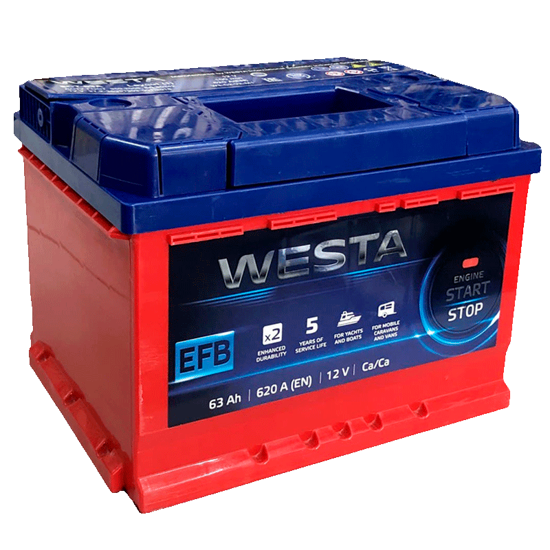 Аккумулятор westa red 60