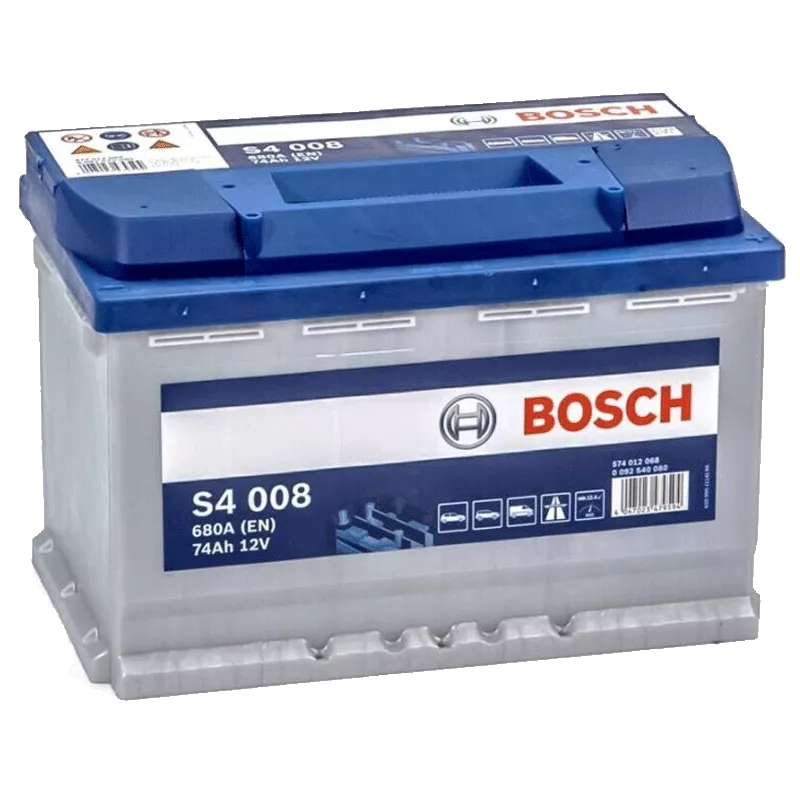Автомобильный аккумулятор BOSCH S4 6CT-74 (0092S40080)