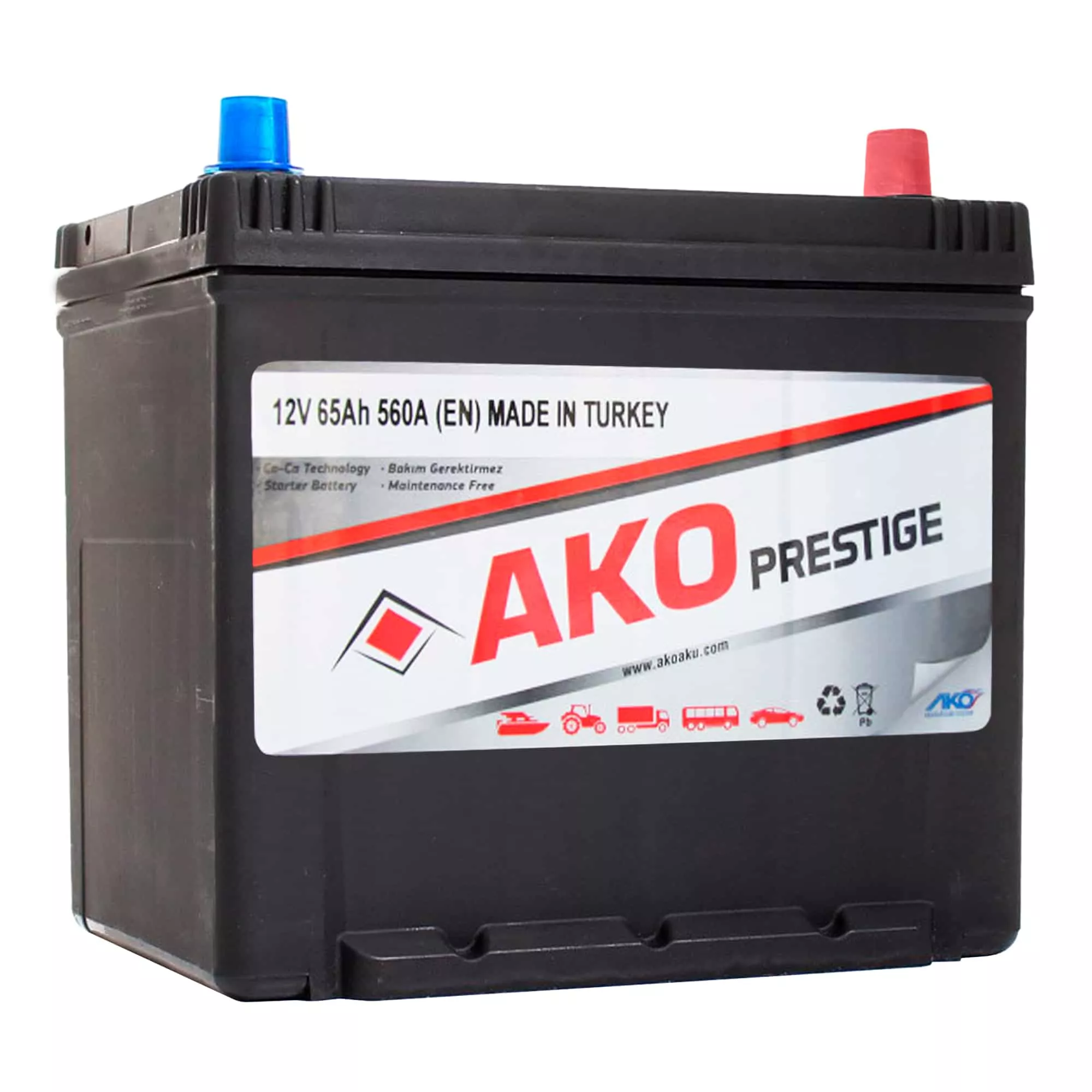 Аккумулятор AKO 6CT-65 А АзЕ SMF JIS Asia Аккумулятор AKO 6CT-65 А АзЕ SMF JIS Asia
