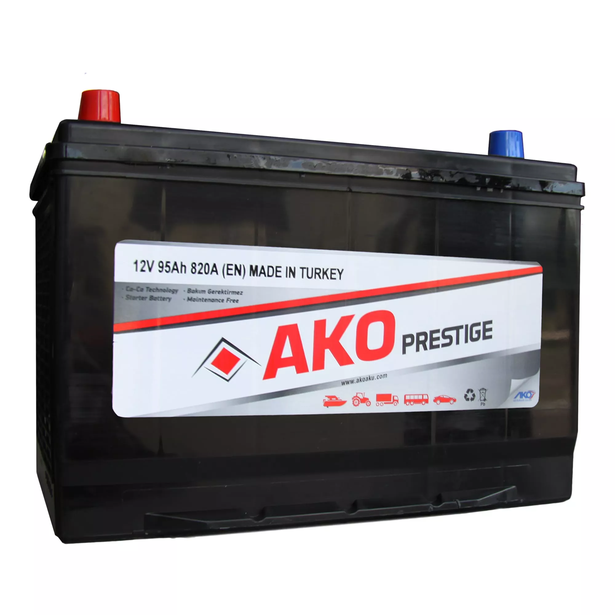 Аккумулятор AKO 6CT-95 А Аз SMF JIS Asia Аккумулятор AKO 6CT-95 А Аз SMF JIS Asia