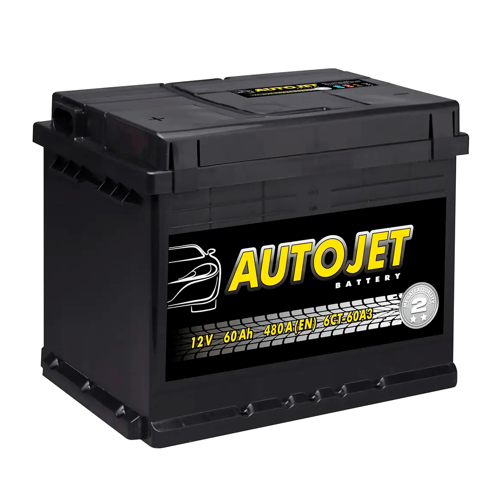 Аккумулятор Autojet 6СТ-60Ah (+/-)