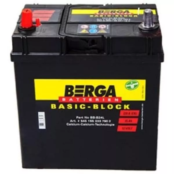 Аккумулятор BERGA Basic-Block 45Аh (+/-) 330A (545157033) Аккумулятор BERGA Basic-Block 45Аh (+/-) 330A (545157033)