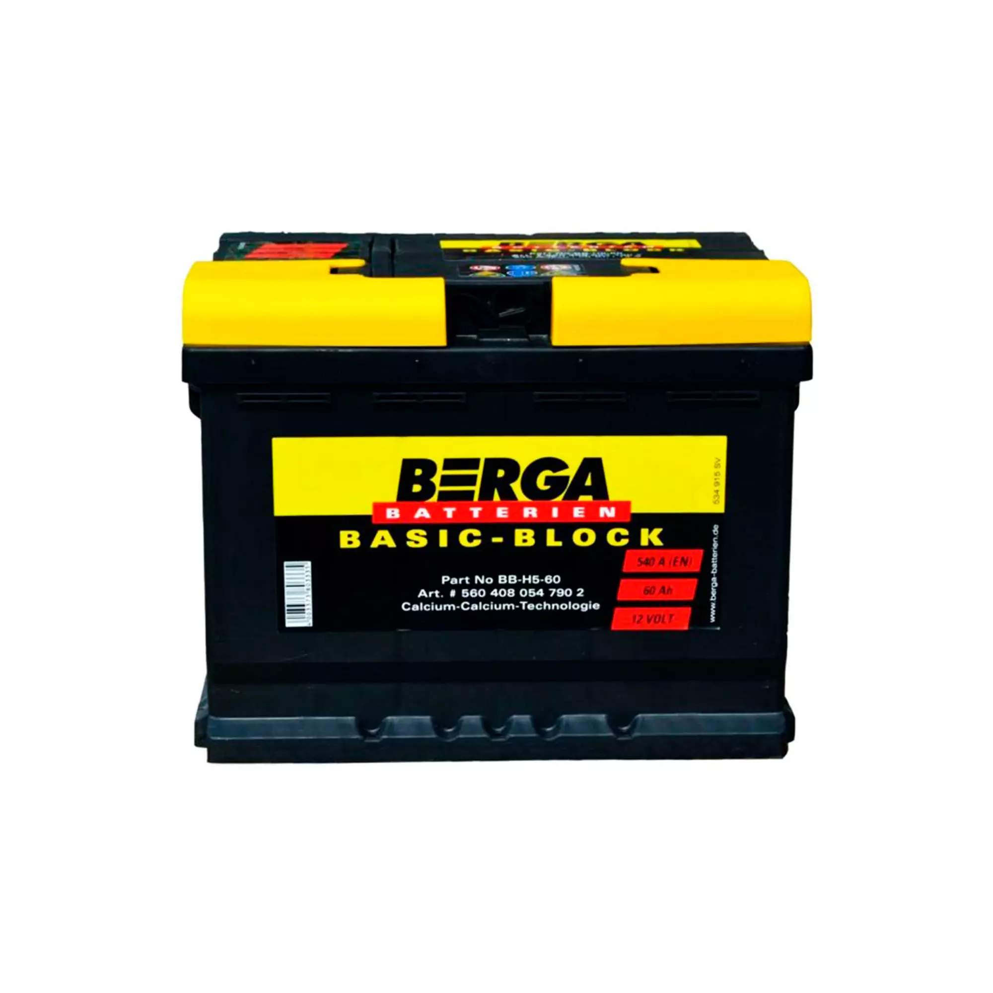 Аккумулятор BERGA Basicblock 6CT-60Аh (+/-) 540 (560127054) Аккумулятор BERGA Basicblock 6CT-60Аh (+/-) 540 (560127054)