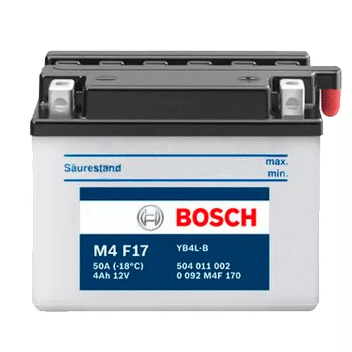 Мото аккумулятор BOSCH 6СТ-4 AзЕ (0 092 M4F 170)