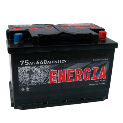 Аккумулятор Energia 6CT-75Аh (-/+) (000022388)