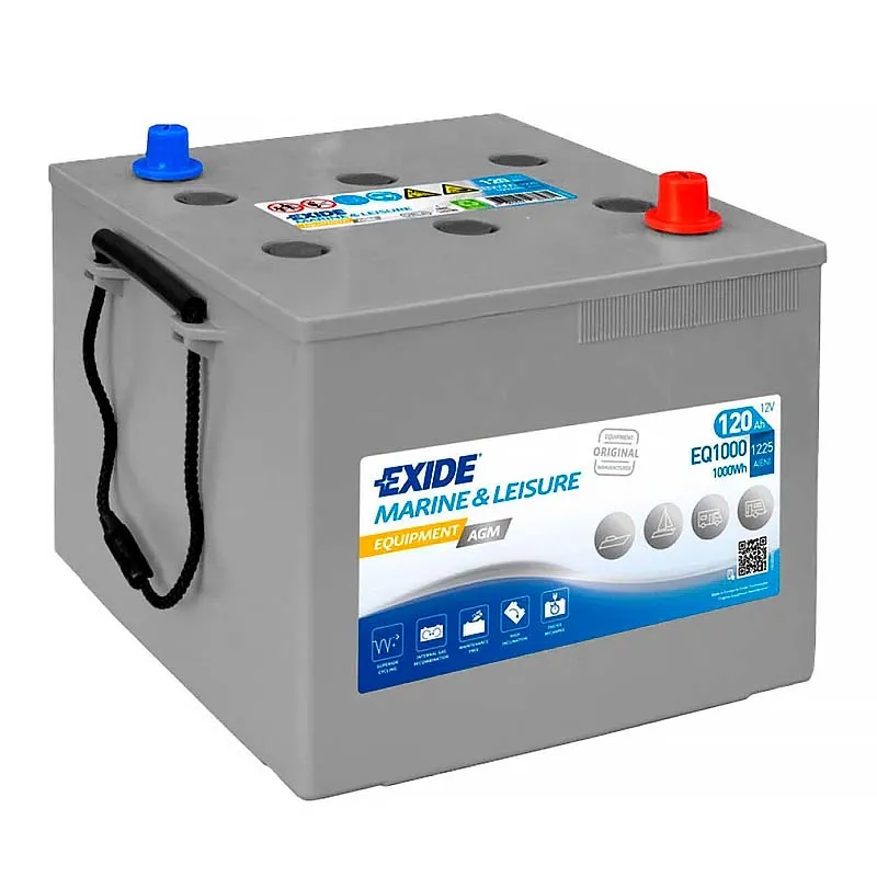 Аккумулятор EXIDE Equipment AGM 6CT-120Ah АзЕ (EQ1000) Аккумулятор EXIDE Equipment AGM 6CT-120Ah АзЕ (EQ1000)