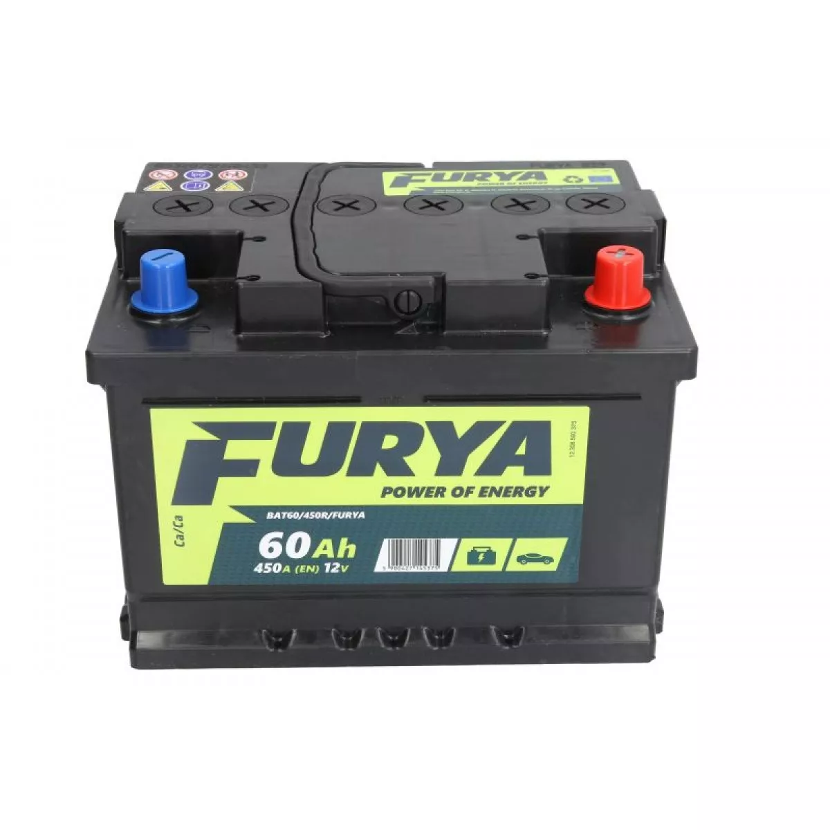 Автомобільний акумулятор FURYA 6СТ-60Ah АЗЕ 450 A (60450R)