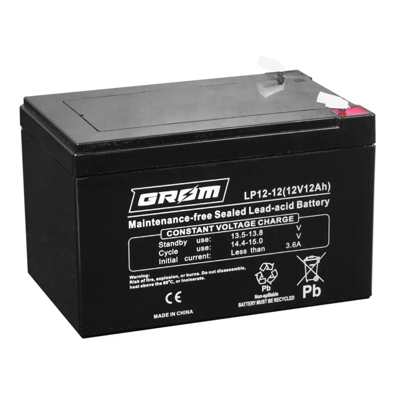 Аккумулятор Grom LP 12V-12Ah AGM