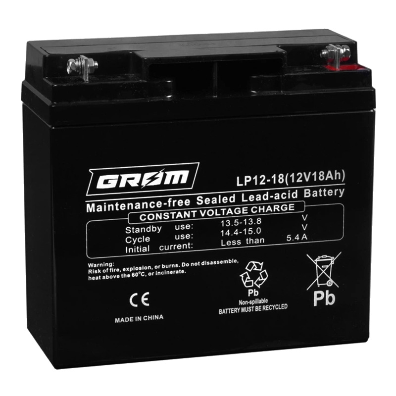 Аккумулятор Grom RT 12V-18Ah AGM