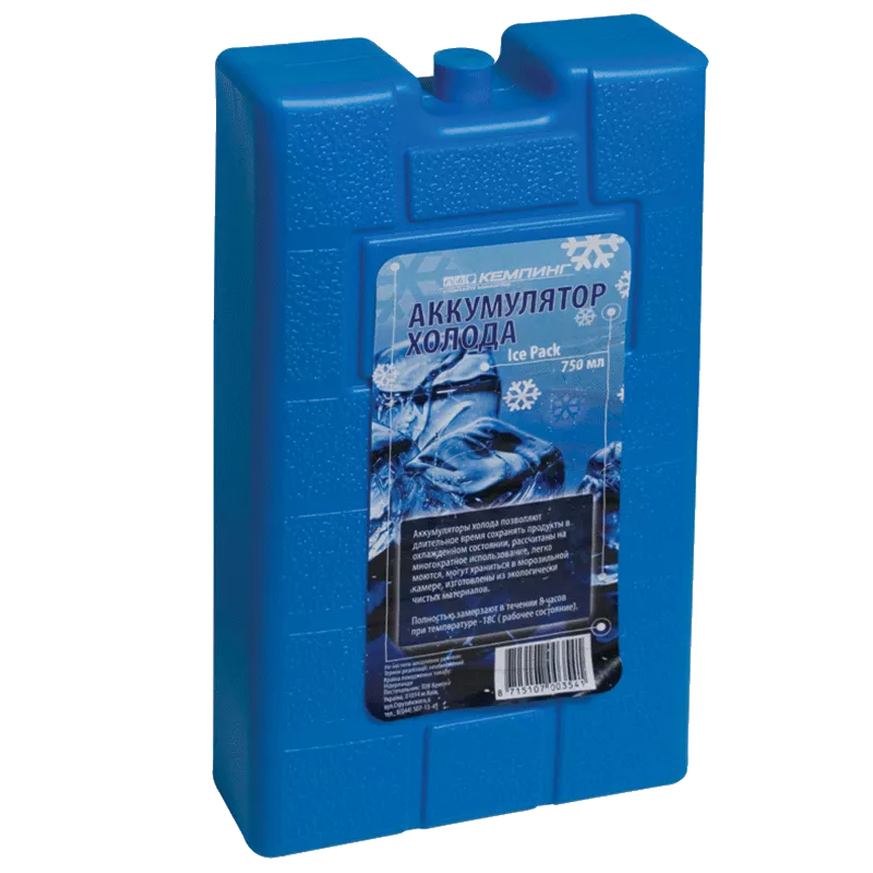 Акумулятор холоду КЕМПІНГ IcePack (0.75кг) (100-1015) Акумулятор холоду КЕМПІНГ IcePack (0.75кг) (100-1015)