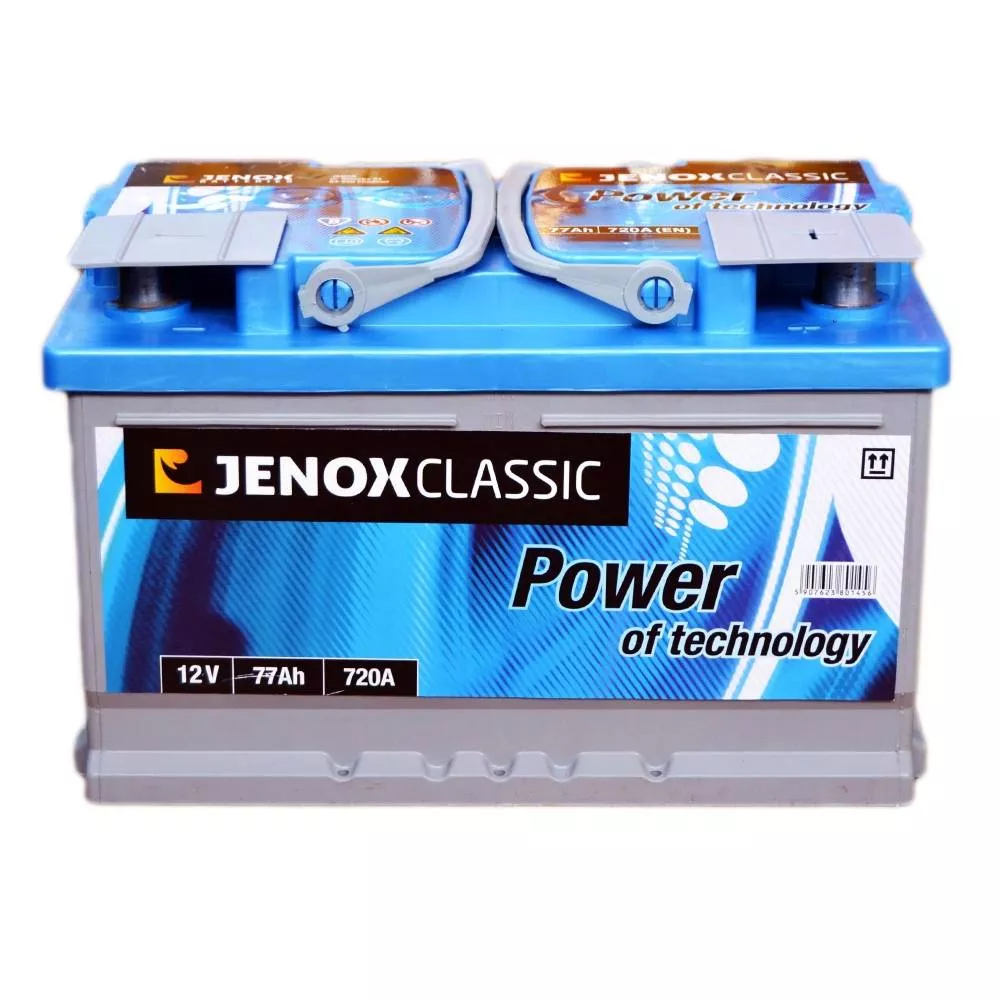 Аккумулятор JENOX Classic 6СТ-77Ah АзЕ 720A (EN) R074616AC Аккумулятор JENOX Classic 6СТ-77Ah АзЕ 720A (EN) R074616AC