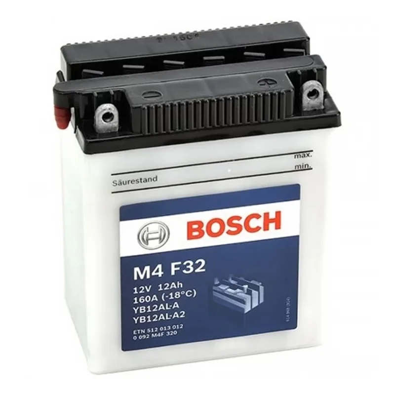 Мото аккумулятор BOSCH M4 6СТ-12Ah АзЕ (0092M4F320) Мото аккумулятор BOSCH M4 6СТ-12Ah АзЕ (0092M4F320)