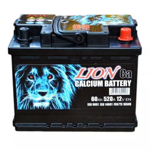 Аккумулятор Lion 60АН Ев (-/+) (520EN) (R055622VN)