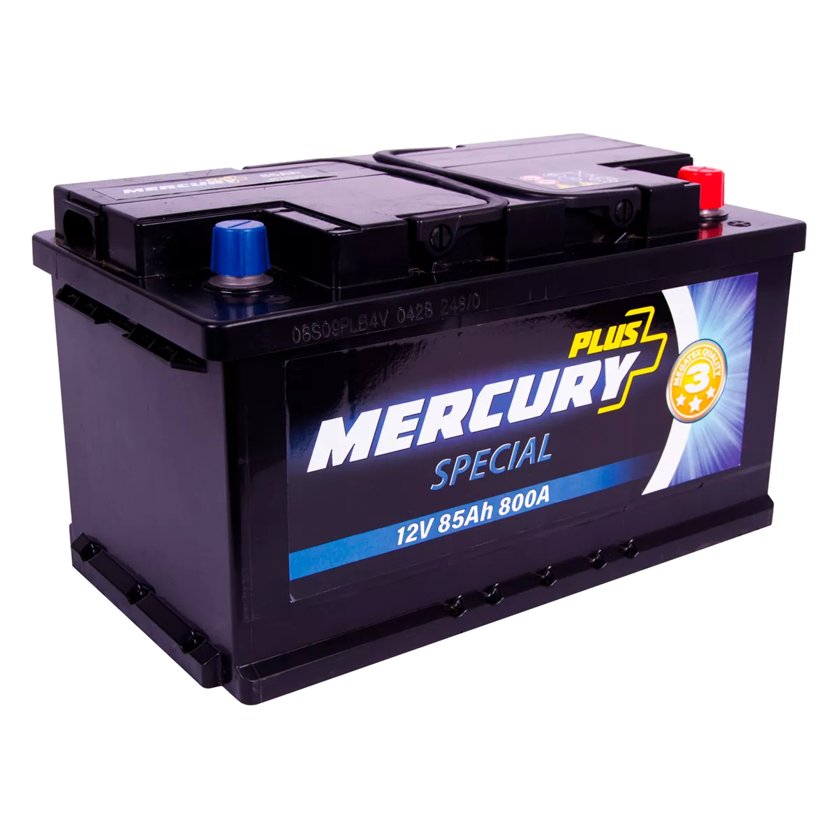 Автомобильный аккумулятор MERCURY SPECIAL Plus 6СТ-85Ah 800A АзЕ (P75526)