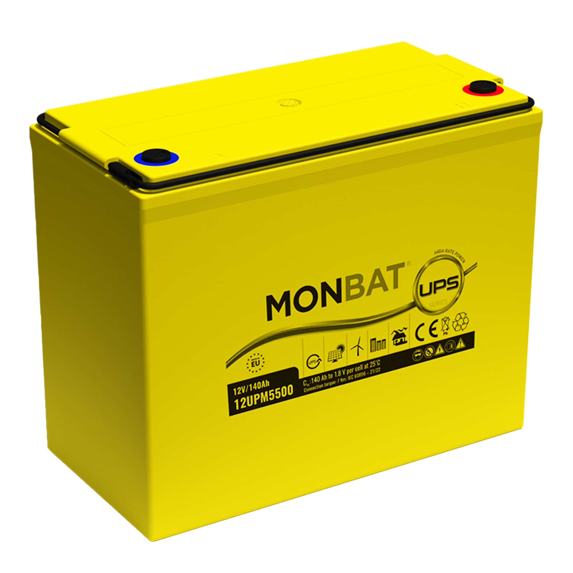 Аккумулятор Monbat High Rate Power Top AGM 6СТ-140 (12UPM5500)
