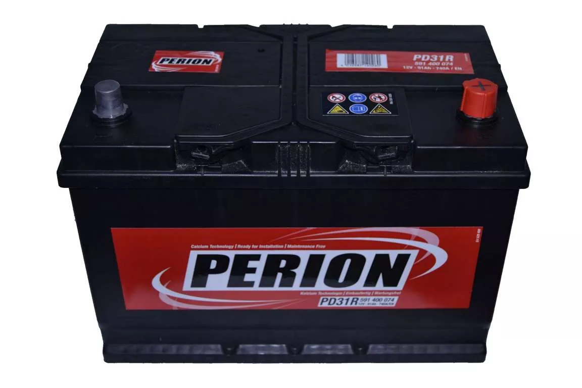 Аккумулятор PERION 6CT-91Ah АзЕ ASIA 740A (591400074)