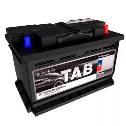 Автомобильный аккумулятор TAB 6CT-63Ah АзЕ 600A Polar (245663)