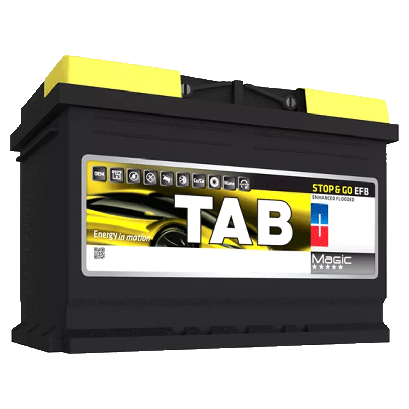 Автомобильный аккумулятор TAB 6CT-80Ah АзЕ 760A Magic EFB Start-Stop (212080)