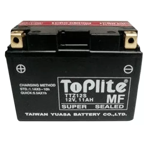 Мото аккумулятор TOPLITE 6CT-11Ah Аз 210A (TTZ12S)
