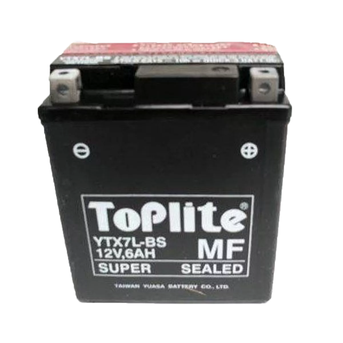 Мото аккумулятор TOPLITE 6СТ-6Ah 85A АзЕ (YTX7L-BS)