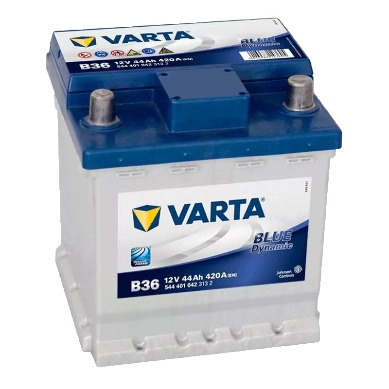 Автомобильный аккумулятор Varta Blue Dynamic 6CT-44Ah АзЕ B36 420A (544401042)
