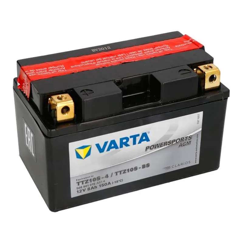 Мото акумулятор VARTA 6СТ-8Ah Аз (TTZ10S-BS VARTA FUN) Мото акумулятор VARTA 6СТ-8Ah Аз (TTZ10S-BS VARTA FUN)