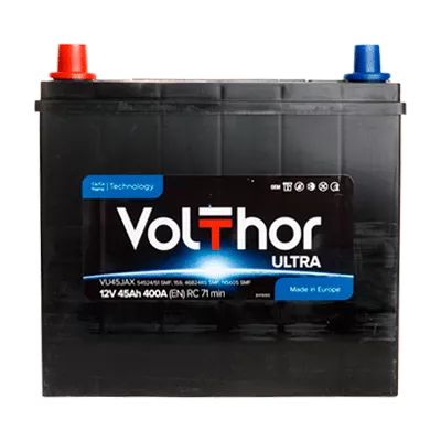 Автомобильный аккумулятор VOLTHOR 6СТ-45 Аз ASIA ULTRA (SMF) (301145)